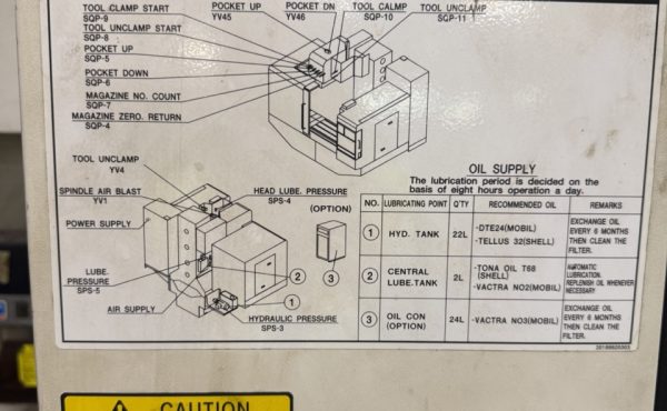 Apdirbimo centras HYUNDAI WIA F400 CNC / #312