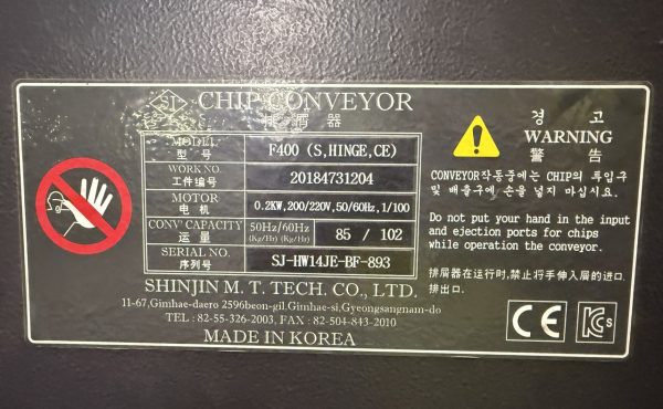 Apdirbimo centras HYUNDAI WIA F400 CNC / #312