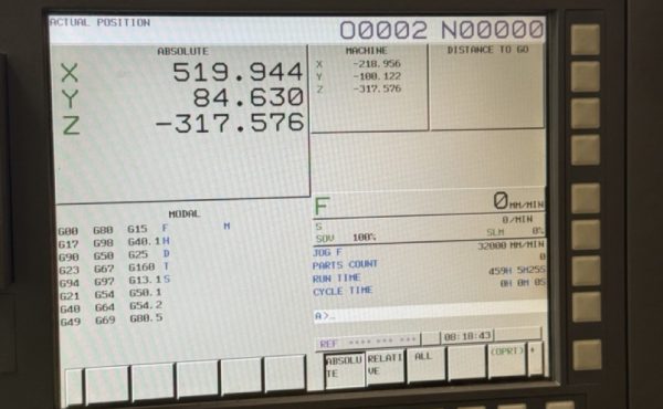 Apdirbimo centras HYUNDAI WIA F400 CNC / #312