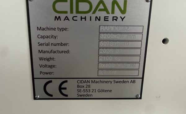 Elektrinė giljotina CIDAN RAPIDO 32 – nauja, showroom / #314
